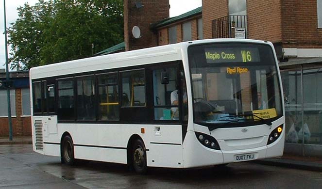 Red Rose Alexander Dennis Enviro200 OU07FKJ